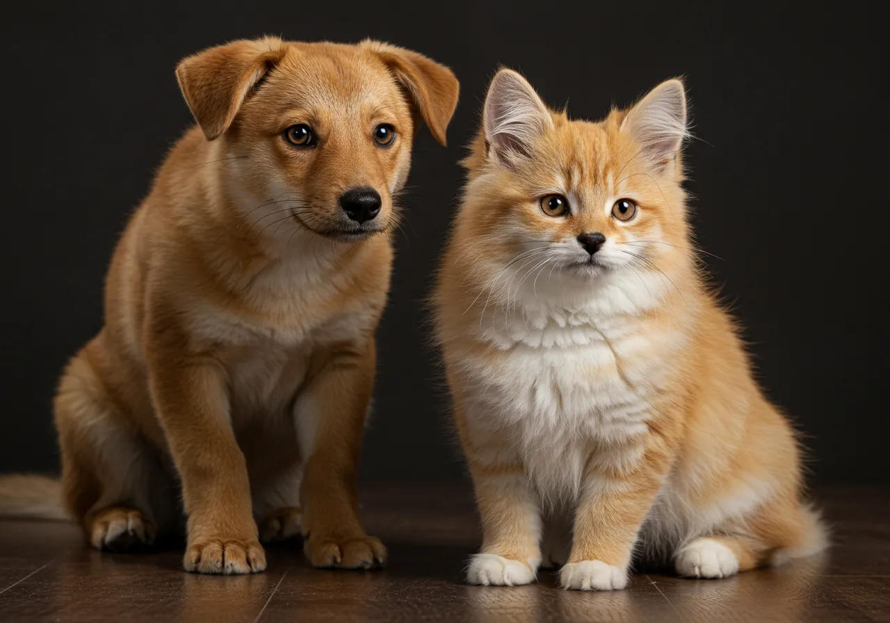 animais de estimação pequenos e diferentes domesticos