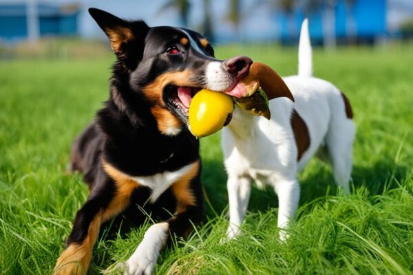 cachorro pode comer manga com casca