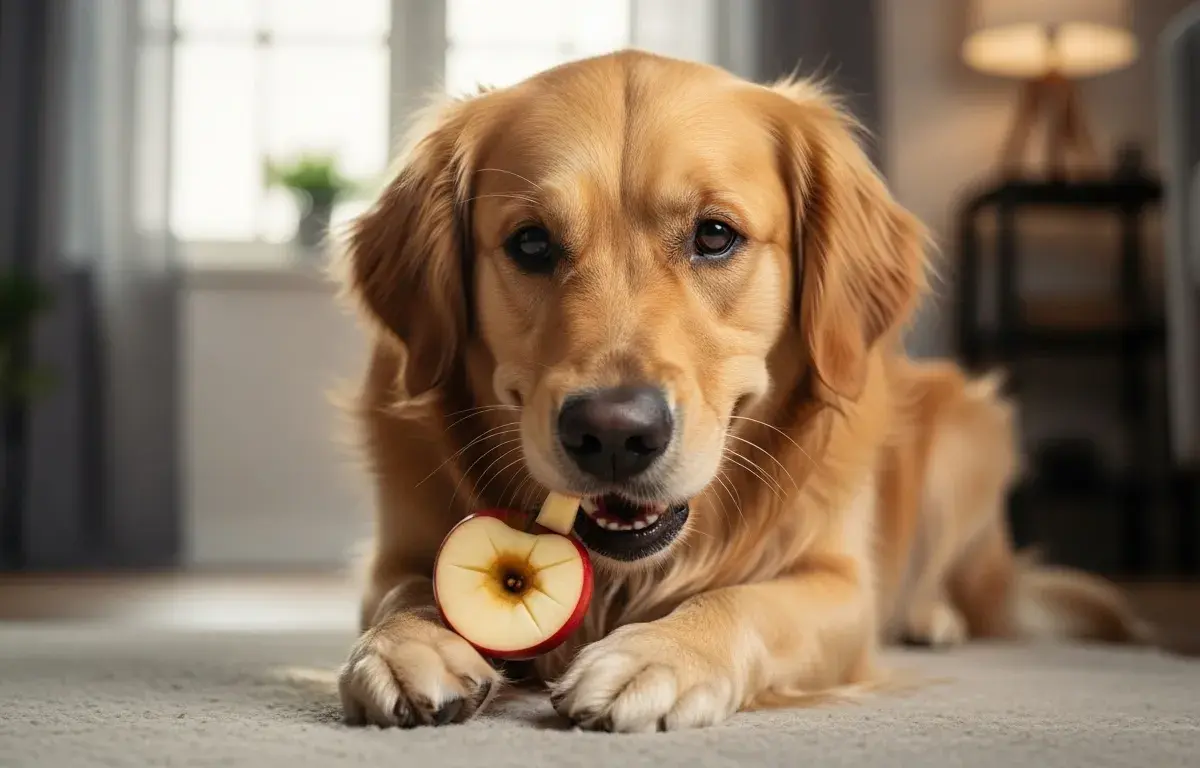 cachorros podem comer maçã