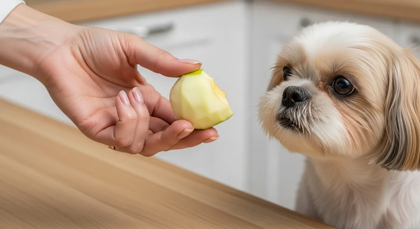 cachorros podem comer maçã cortada
