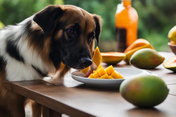 pode dar manga para cachorro