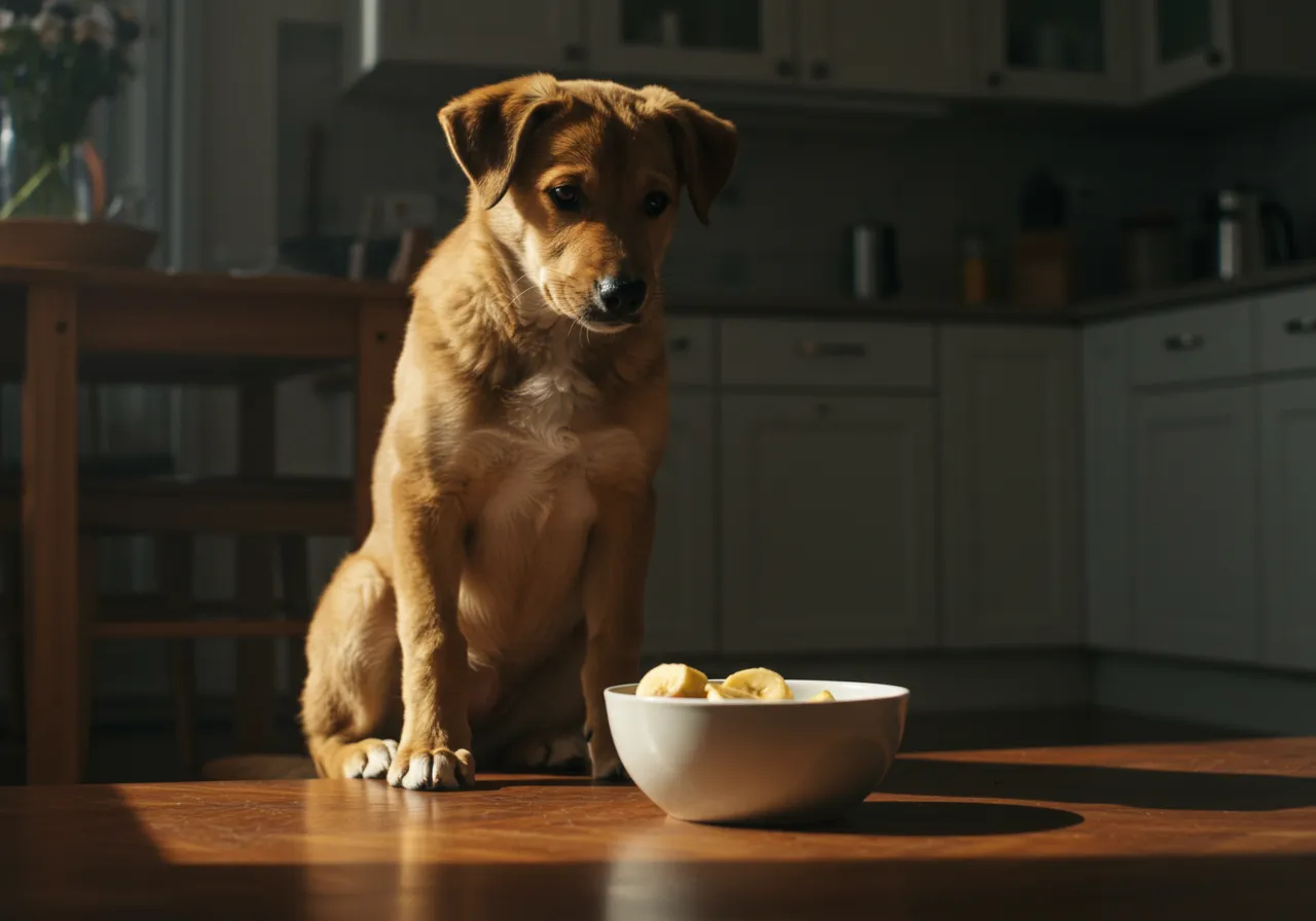 seu cachorro pode comer banana