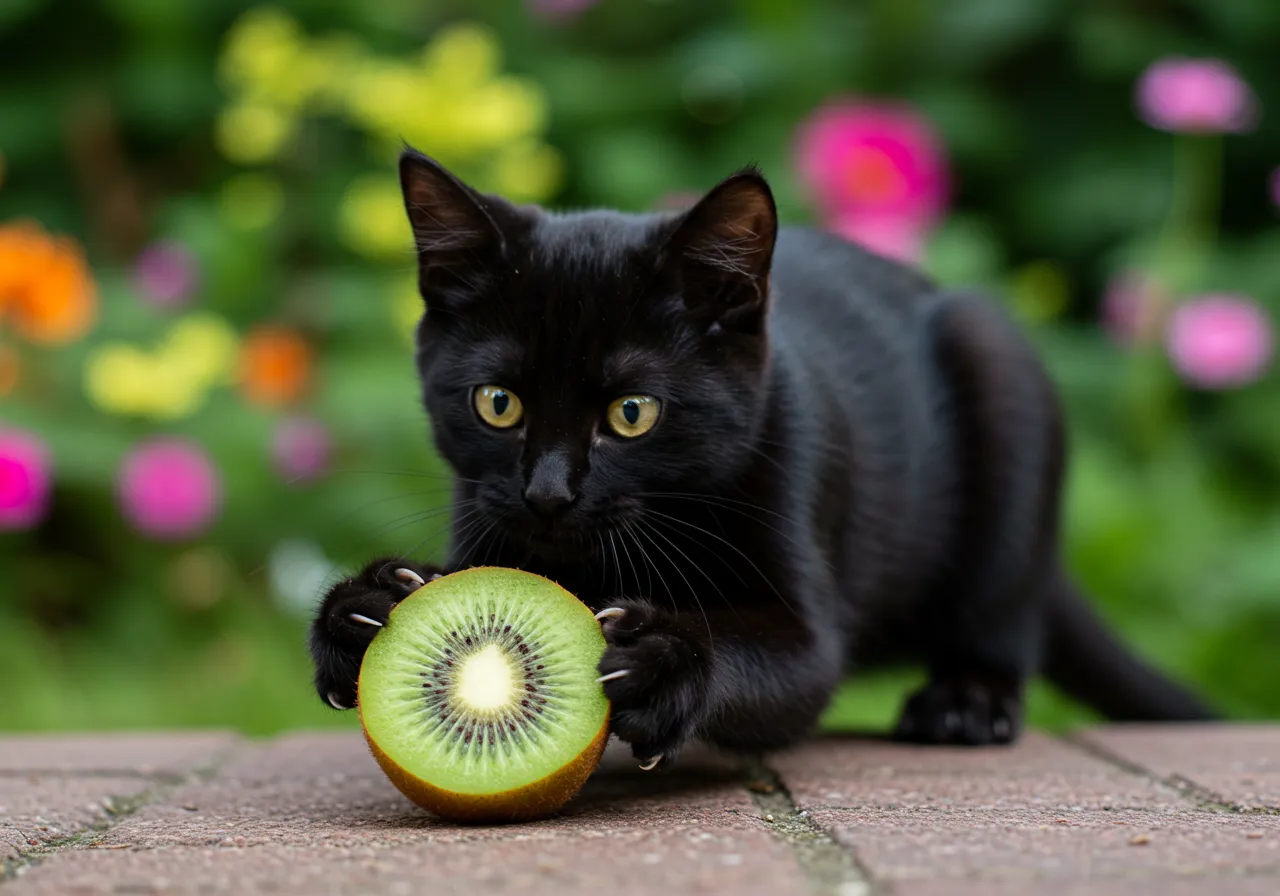 Gatos Podem Comer Kiwi com casca