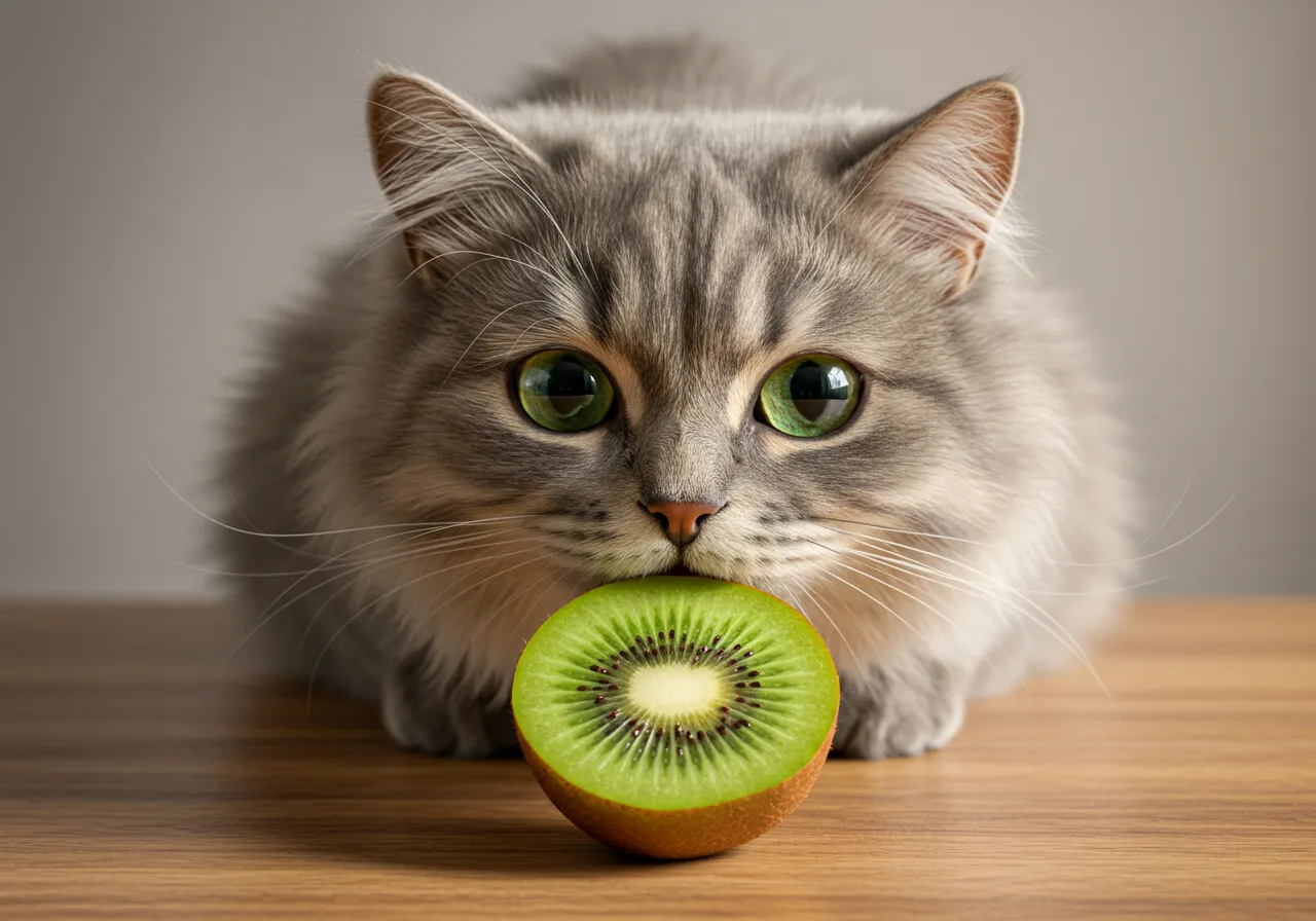 Gatos Podem Comer Kiwi sempre