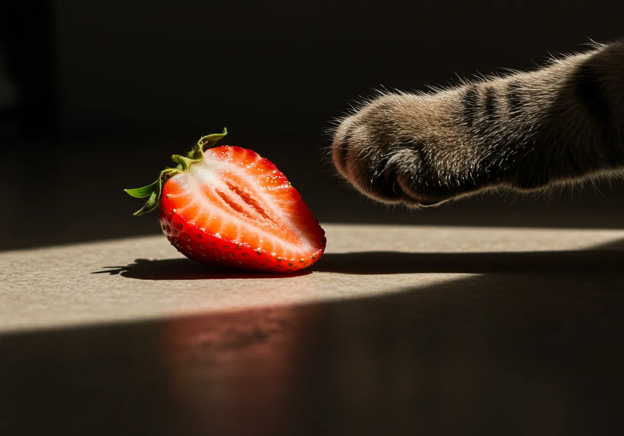 Pode Dar Morango Para Gato em casa