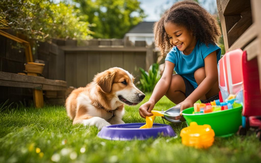 cuidados com animais de estimação para crianças
