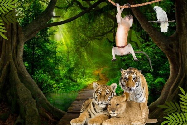 animais silvestres de estimação