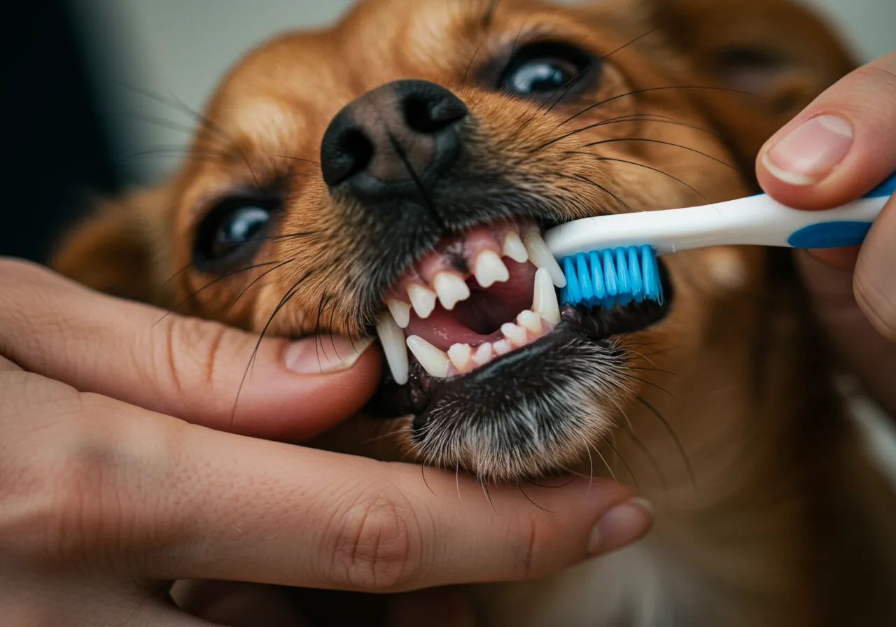 Cachorra de Raça Pequena em apartamento