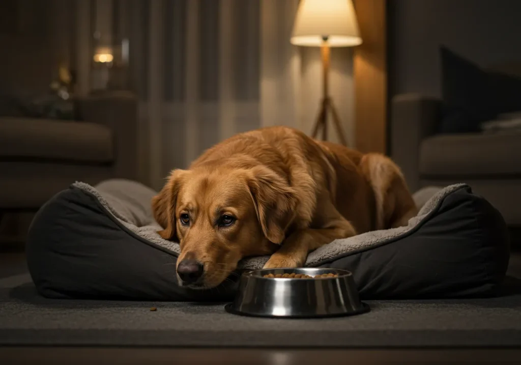 cachorro não come e está fraco