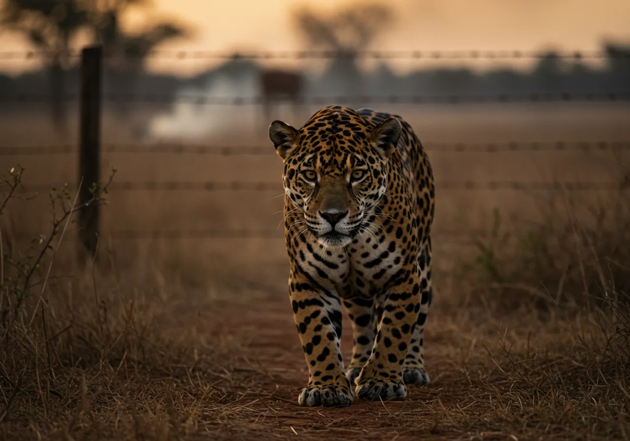 Onça-pintada em extinção no Brasil Onça-pintada em extinção no Brasil