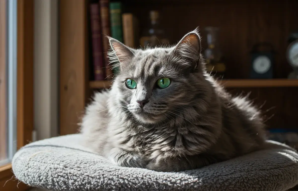 gato cinza