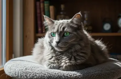gato cinza