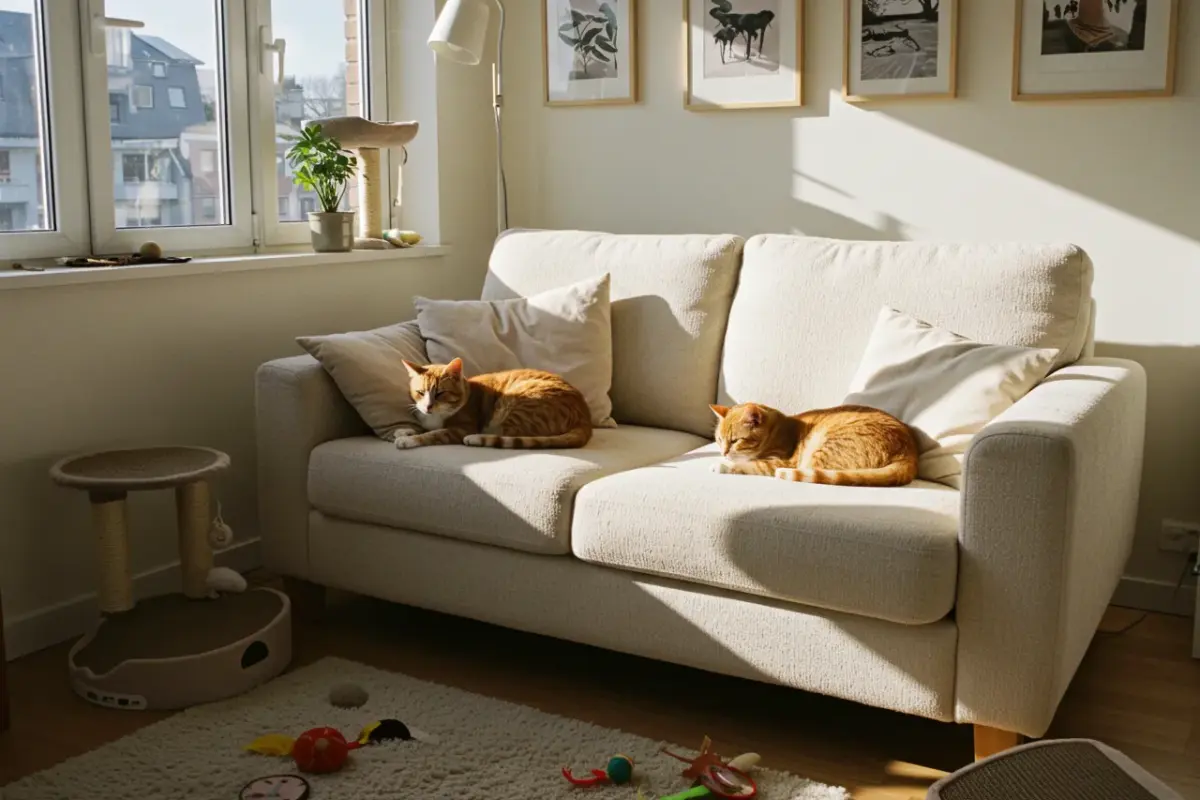 gato de apartamento