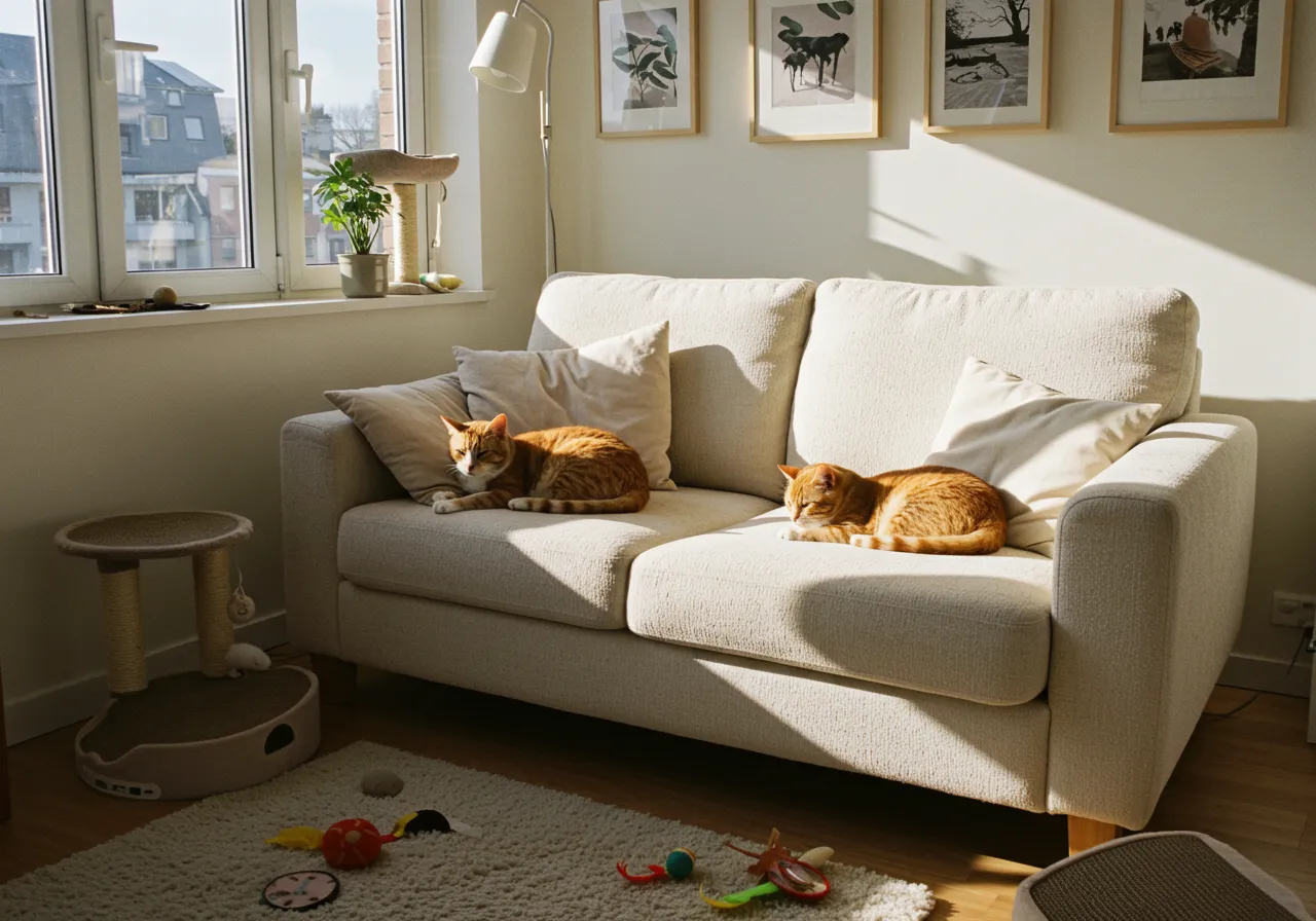 gato de apartamento