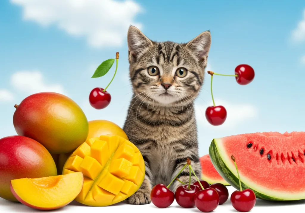 gato pode comer quais frutas