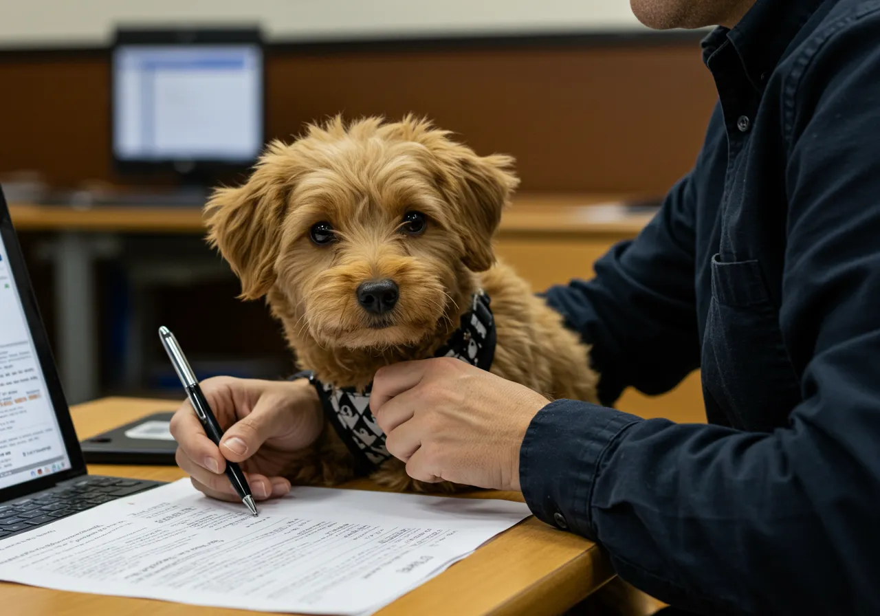 como registrar um animal de estimação