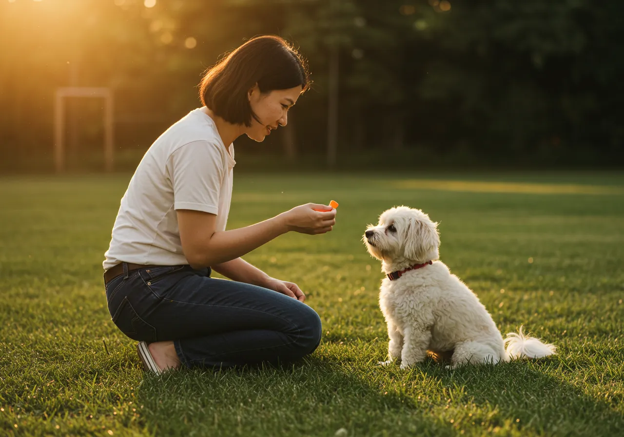 como ensinar o cachorro a sentar e obedecer
