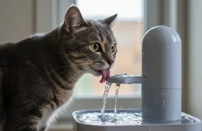 água para a saúde do seu gato