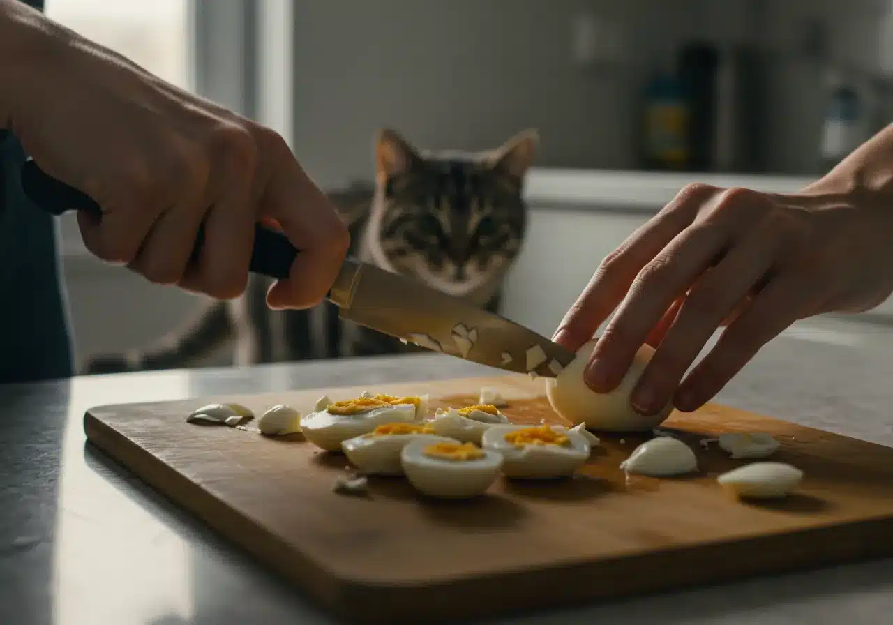 Gato Pode Comer Ovo Cozido com gema Gato Pode Comer Ovo Cozido com gema