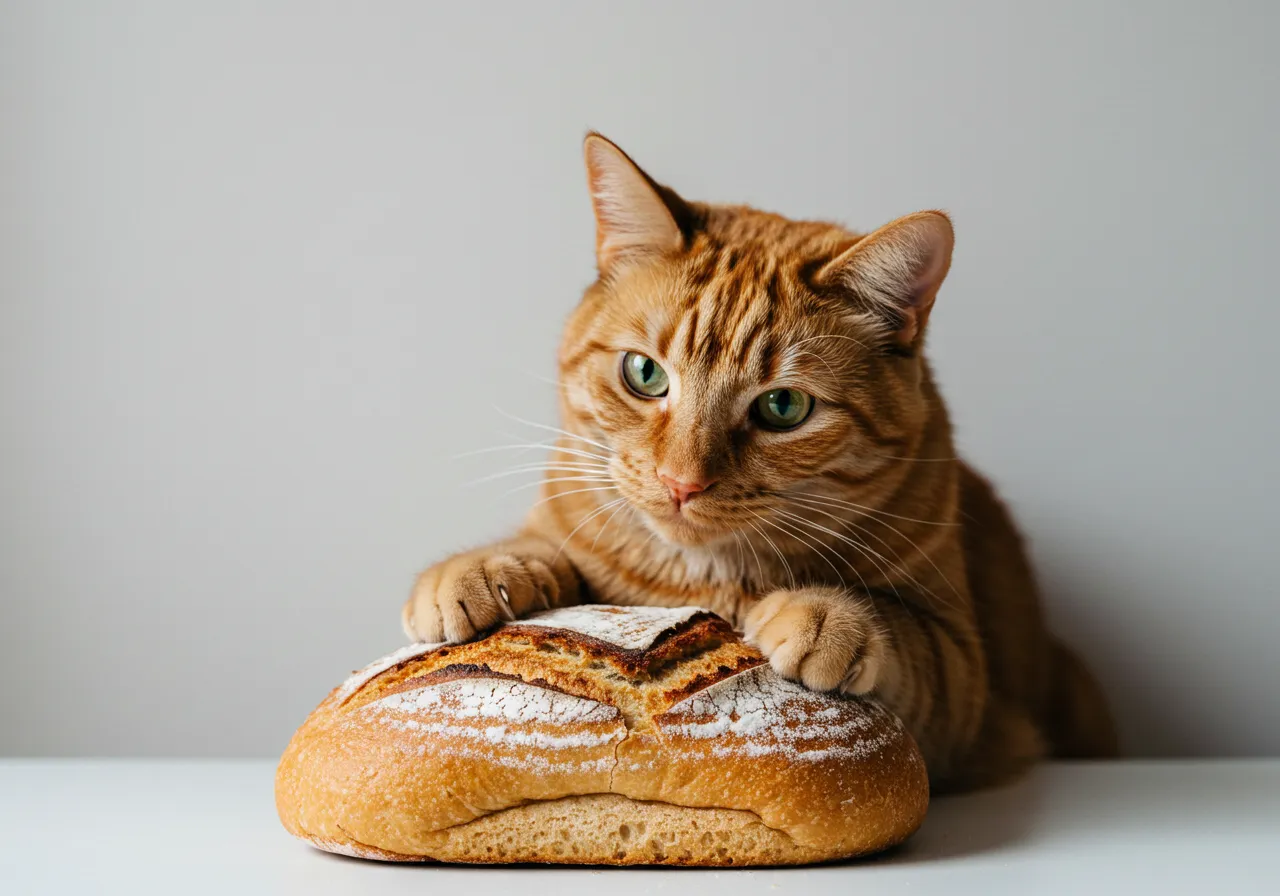 Por que gato amassa pãozinho