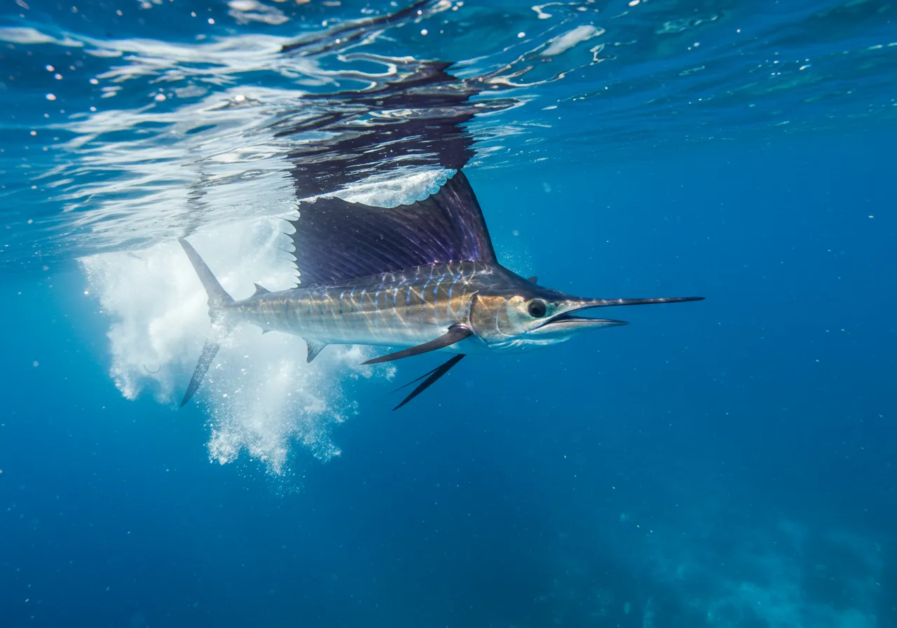 animal mais rápido do mundo Peixe-vela
