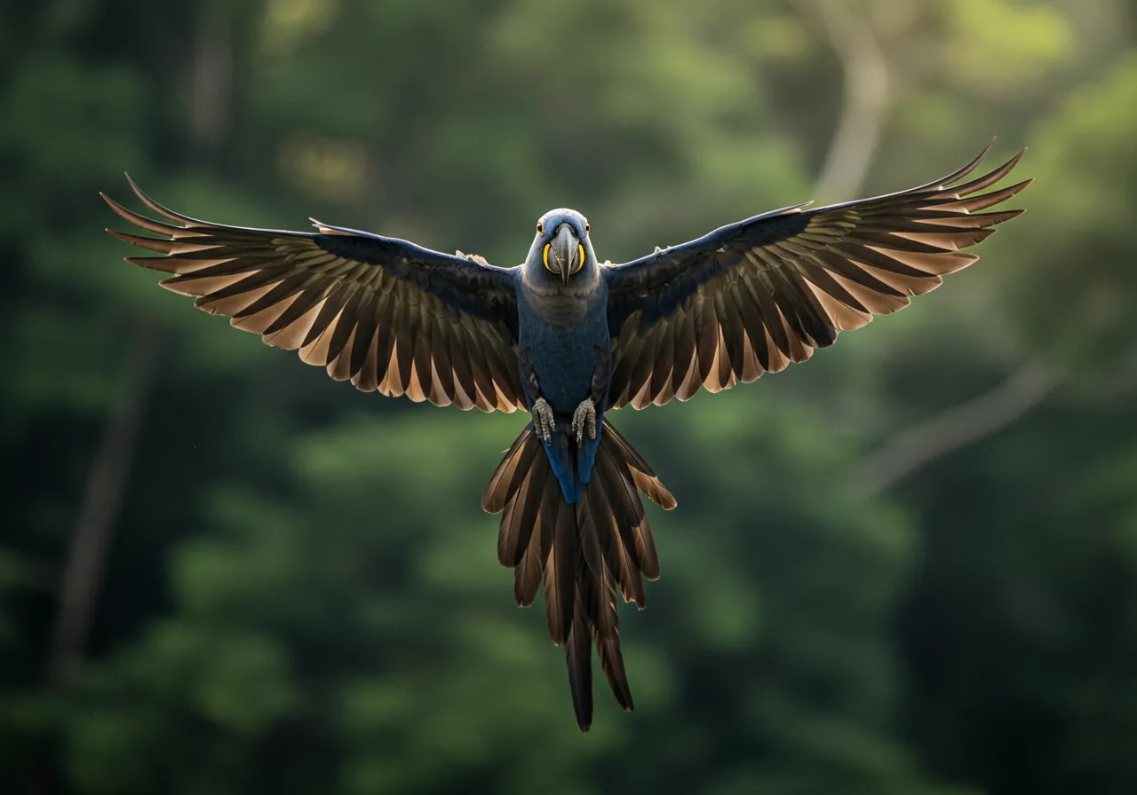 animal típico do Brasil Arara-Azul