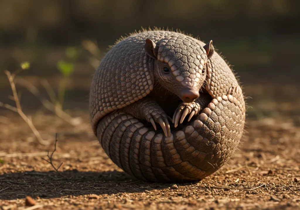 animal típico do Brasil O Tatu-Bola