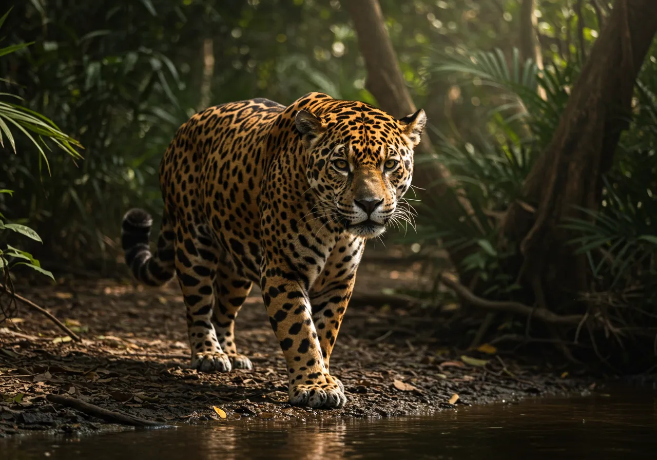 animal típico do Brasil Onça-Pintada