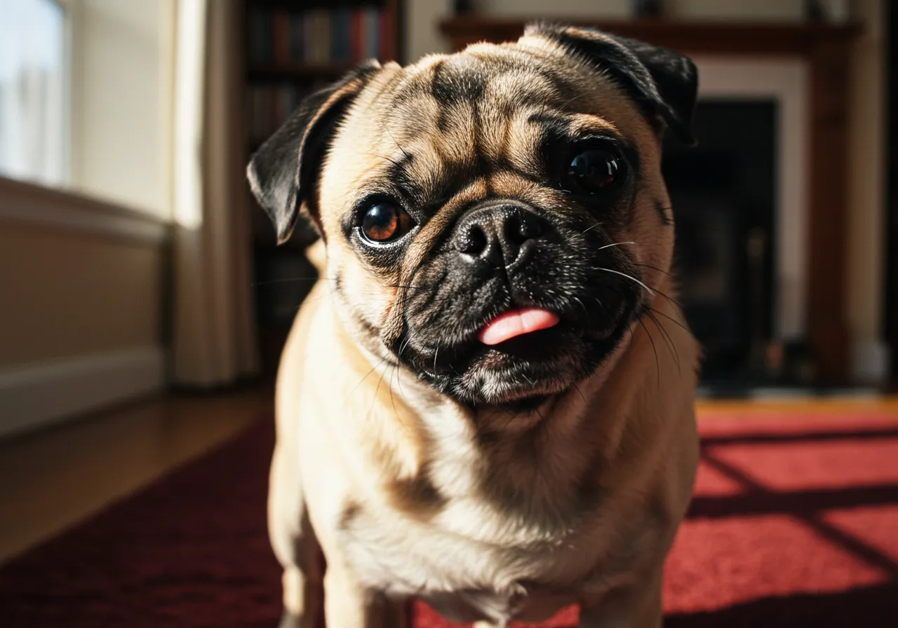 cachorros pequenos de raça Pug