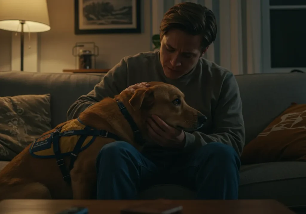 cão de apoio emocional