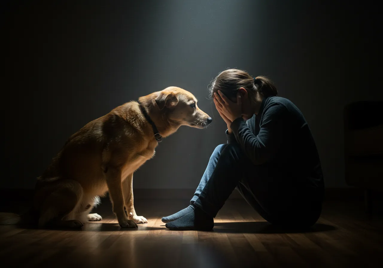 cão de apoio emocional Conforto e Calma