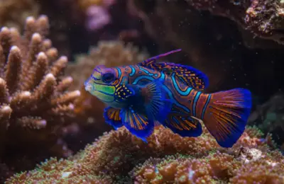 peixes mais bonitos do mundo Peixe-Mandarim
