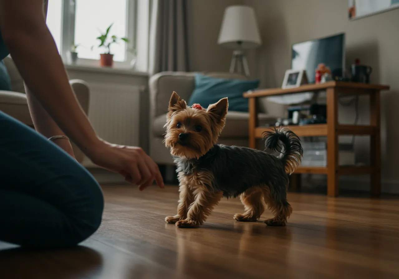 raça de cachorro pequeno Yorkshire