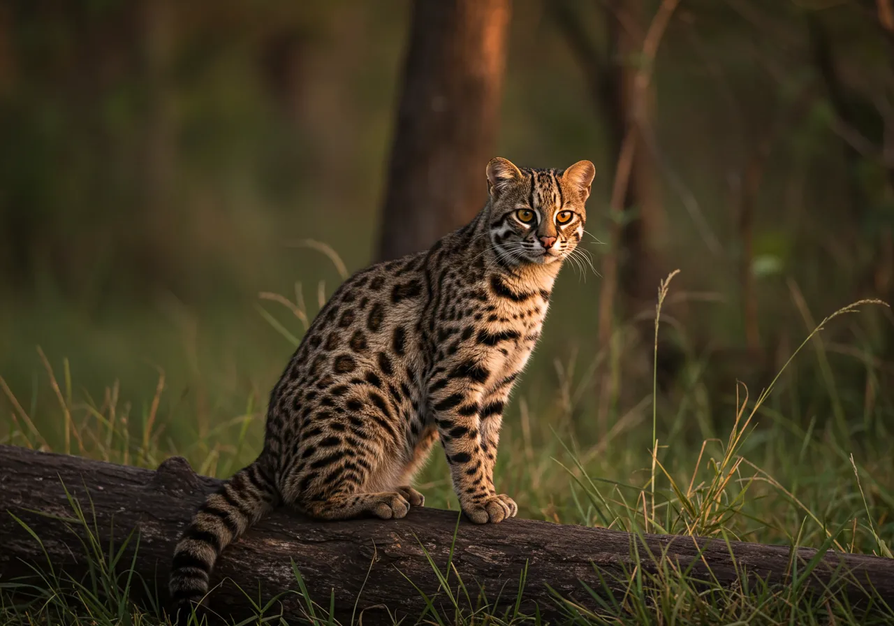 Gato do Mato em Habitat Natural Gato do Mato em Habitat Natural