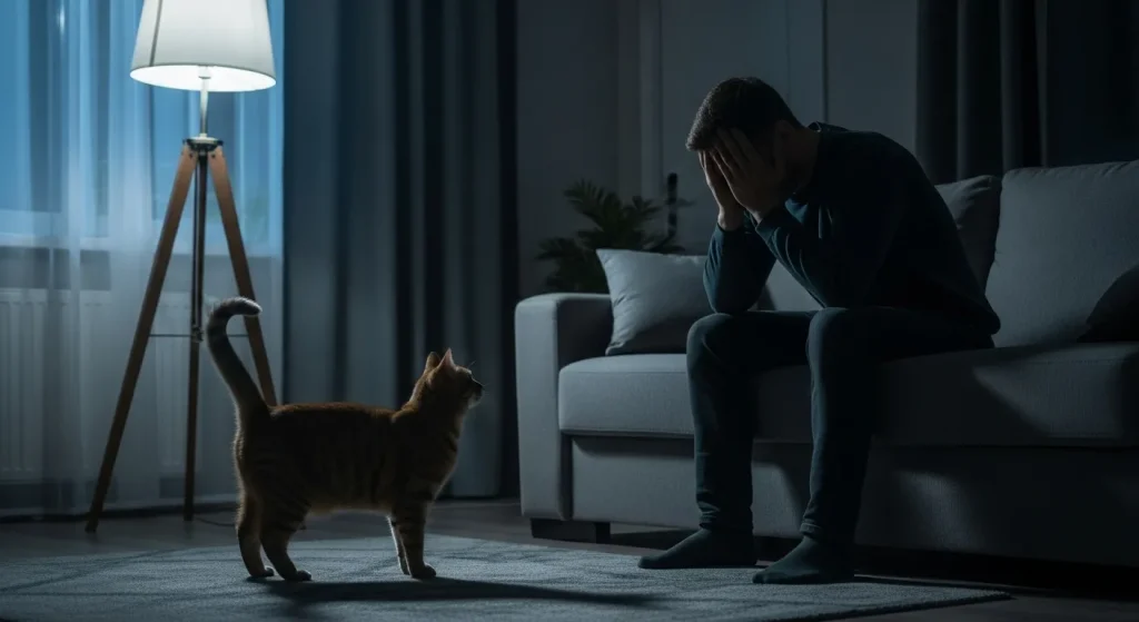 barulho de gato miando