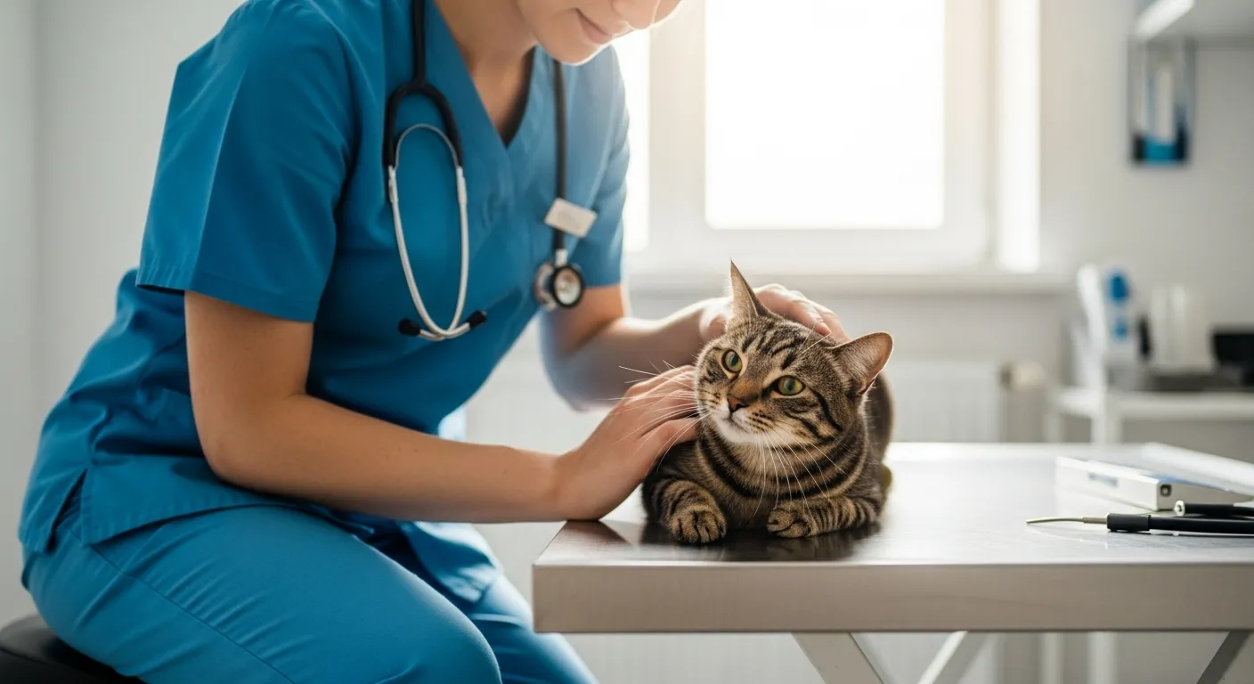 barulho de gato miando veterinario