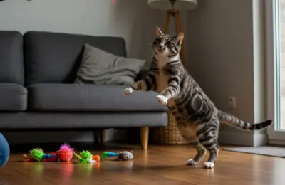 como brincar com gatos