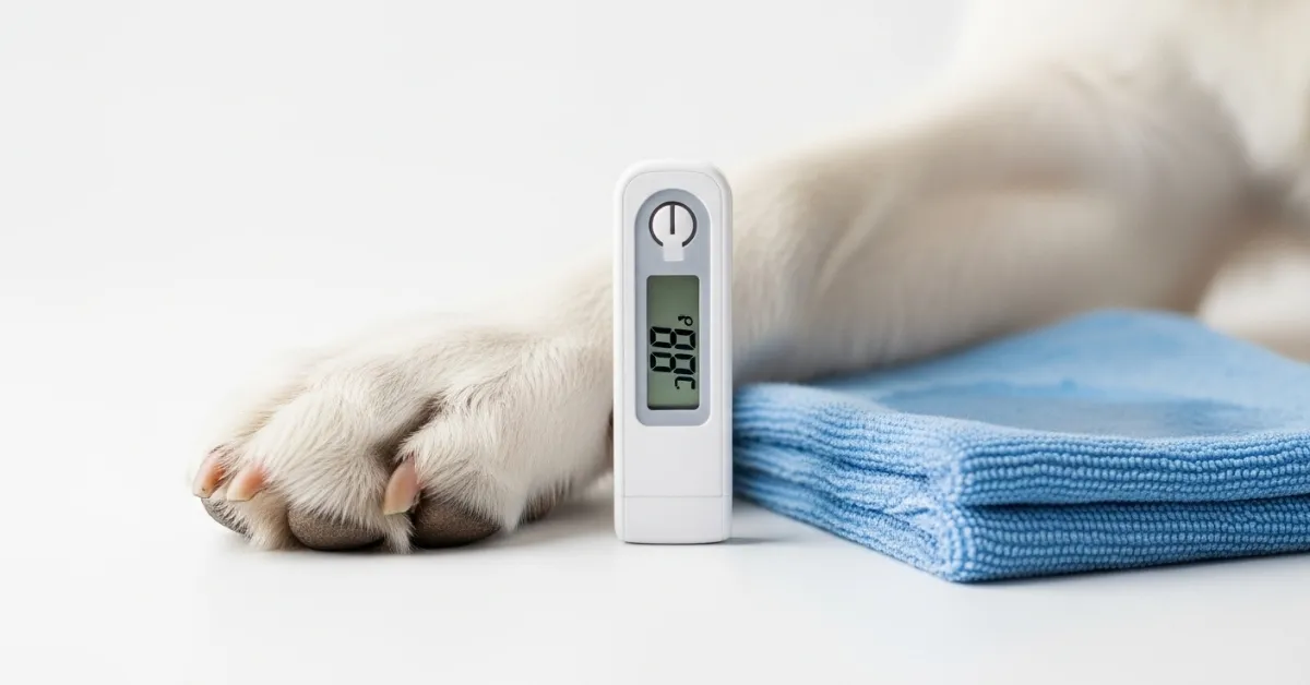 imagem_cachorro com febre