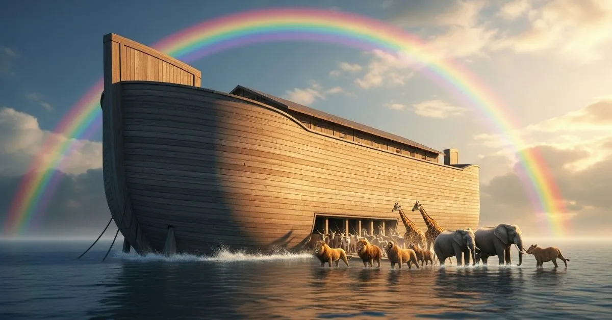 quantos animais Noé colocou na arca
