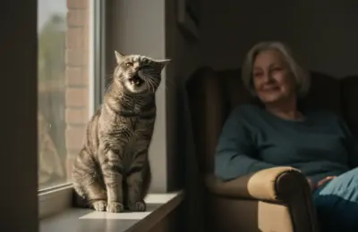 significado de som de gato miando