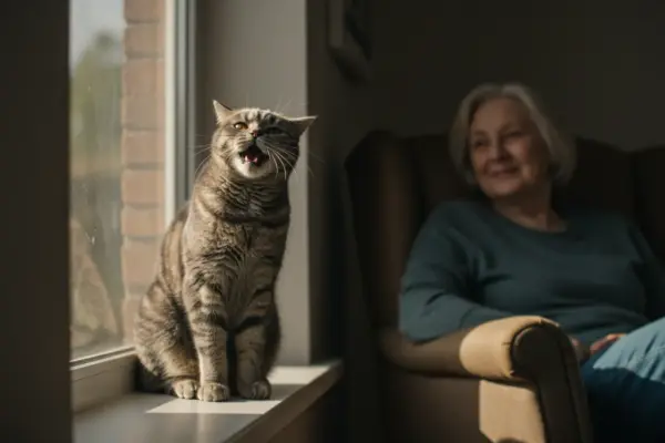 significado de som de gato miando