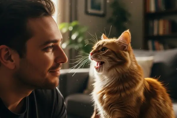 tipos de som de gato miando