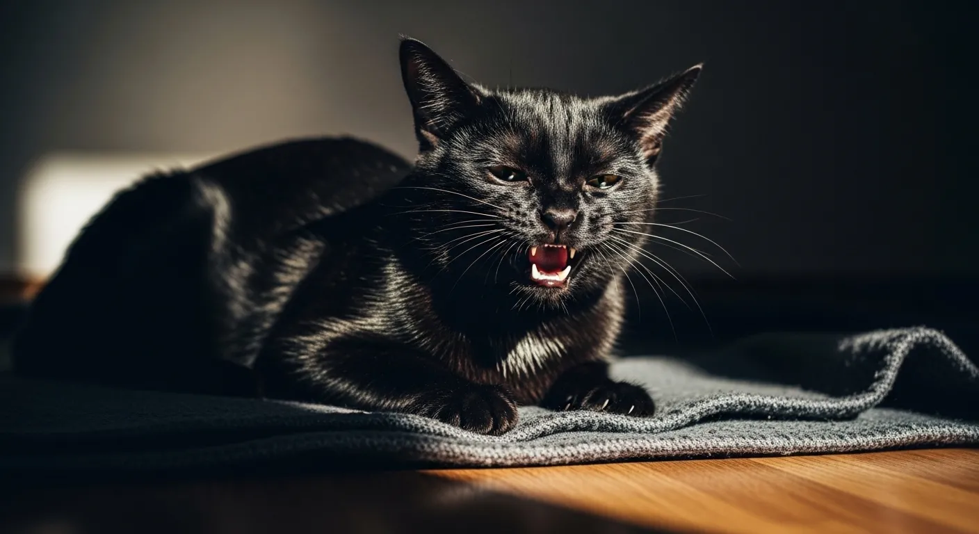 tipos de som de gato preto miando