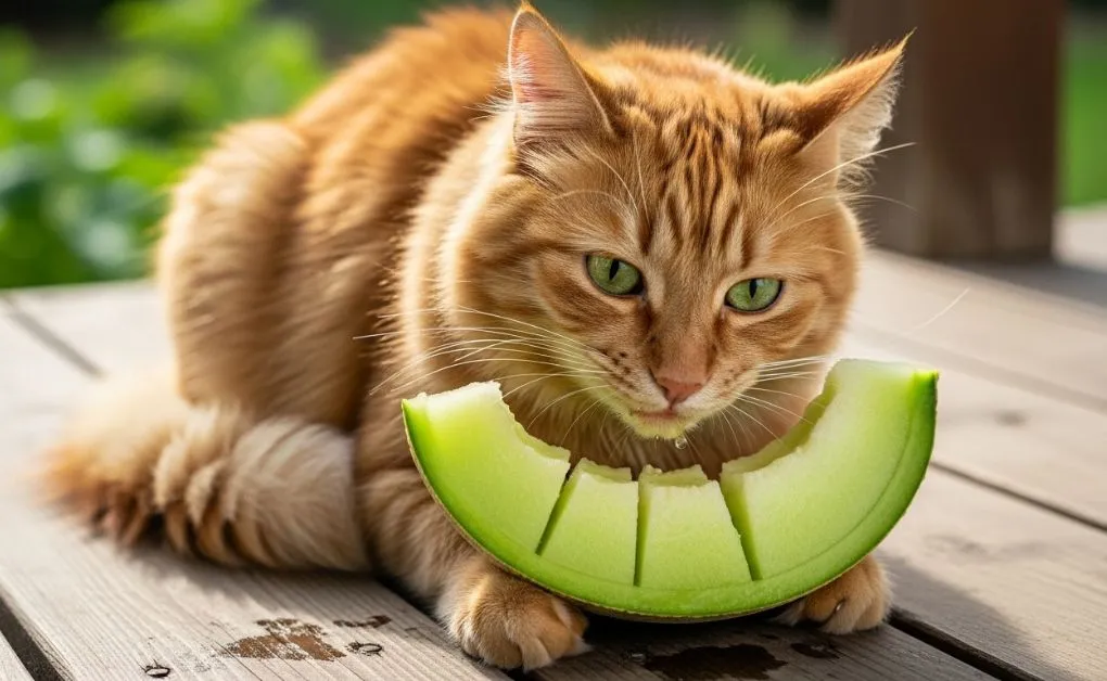 Gato pode comer melão verde