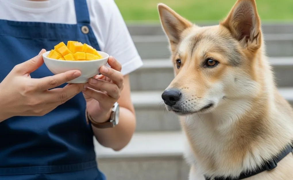 cachorros podem comer manga em pedaços