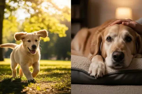 com quantos anos o cachorro fica idoso