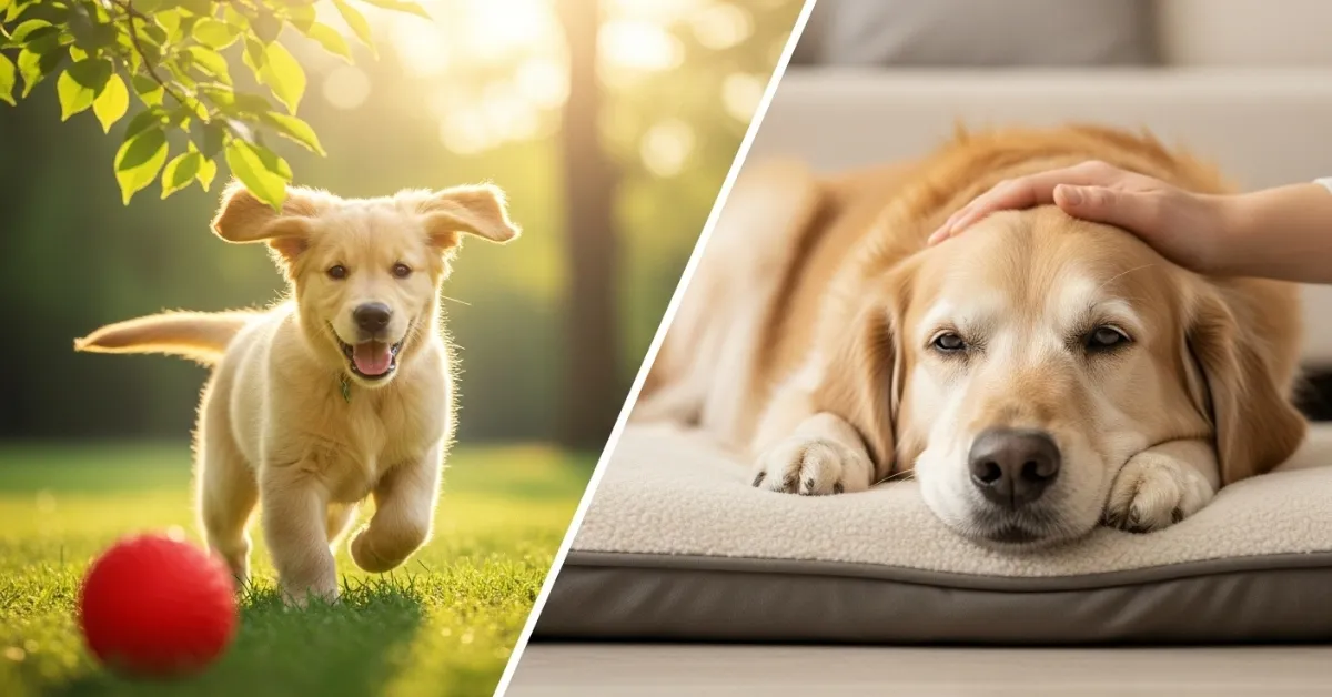 como saber com quantos anos o cachorro fica idoso