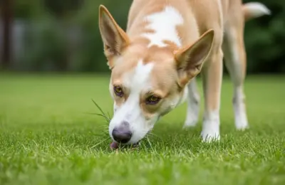 porque cão come mato
