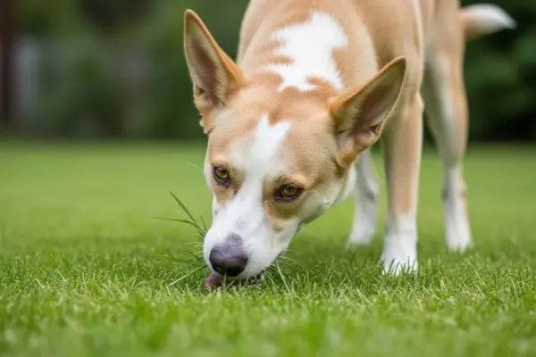 porque cão come mato