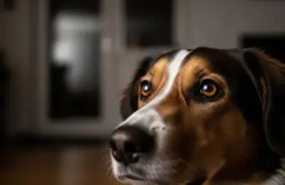 Cachorro pode ver no escuro